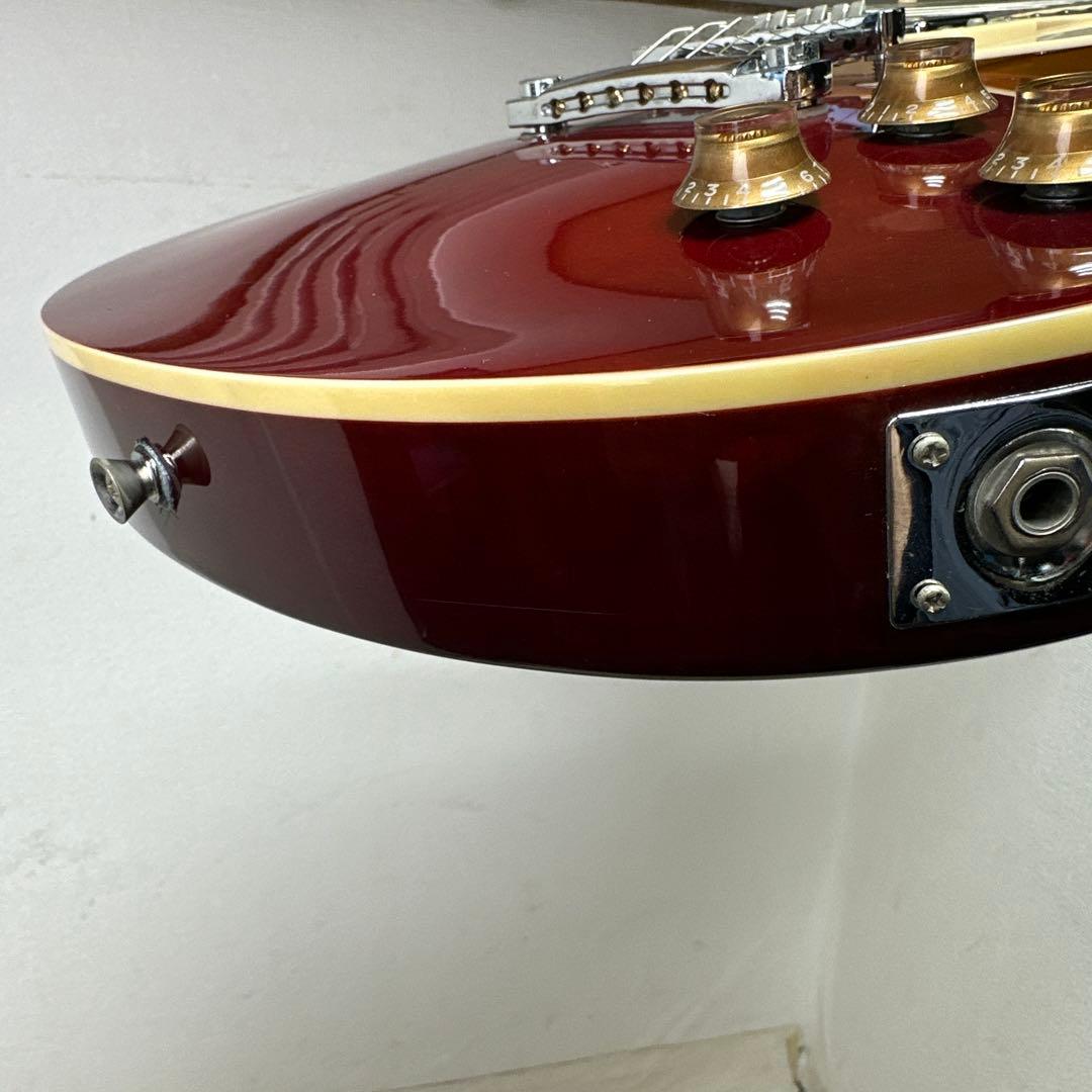 Maison メイソンレスポ―ルタイプ　エレキギター赤美品 ギターケース付き