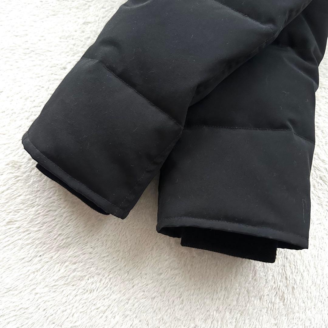 美品 DANTON ダントン ファー付き ダウンコート 36 ブラック