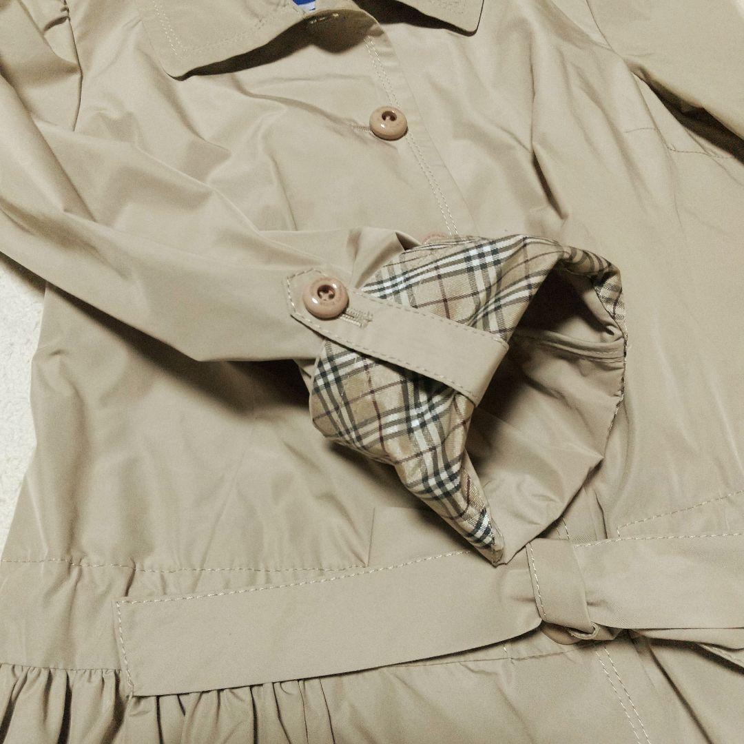 バーバリーブルーレーベル トレンチ レインコート収納ポーチ付き♪