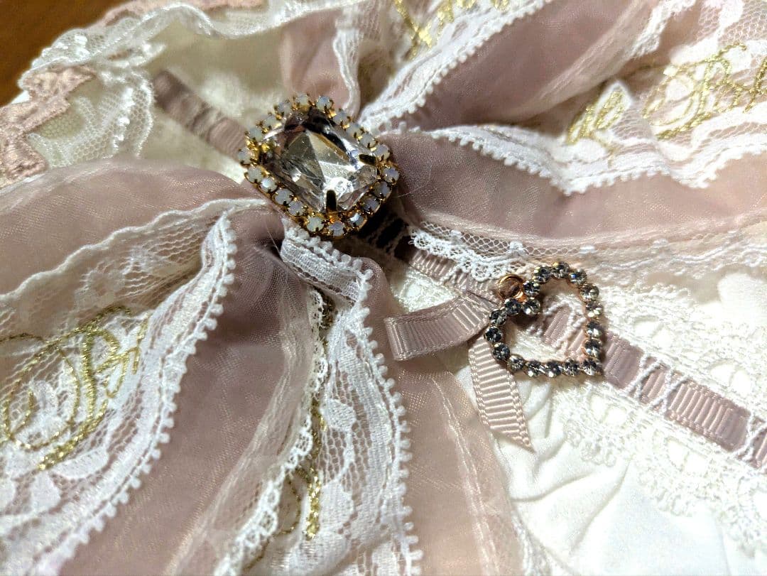 リズリサ リボンレース衿ブラウスFree: ピンク (110)