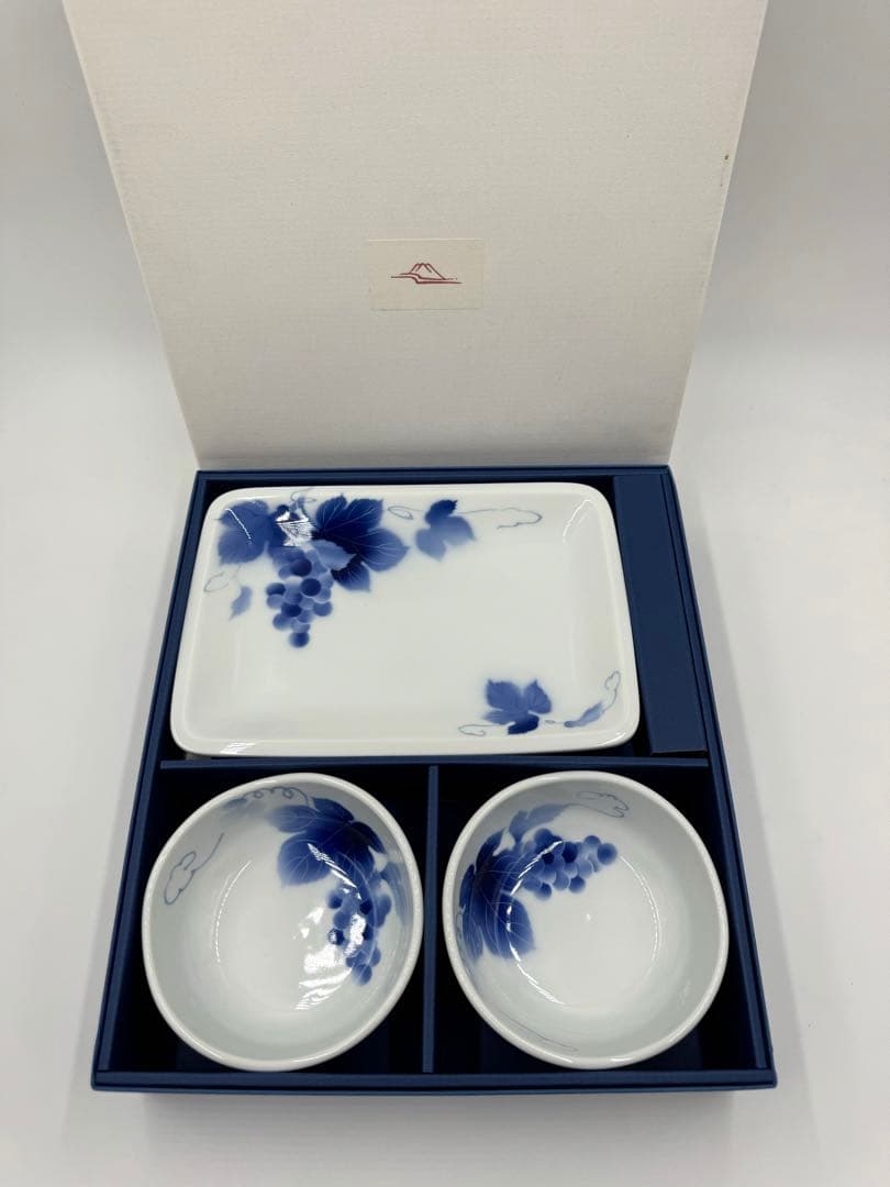 深川製磁　ブルーワイナリー　プレミアムセット　4点セット　新品未使用品　箱付