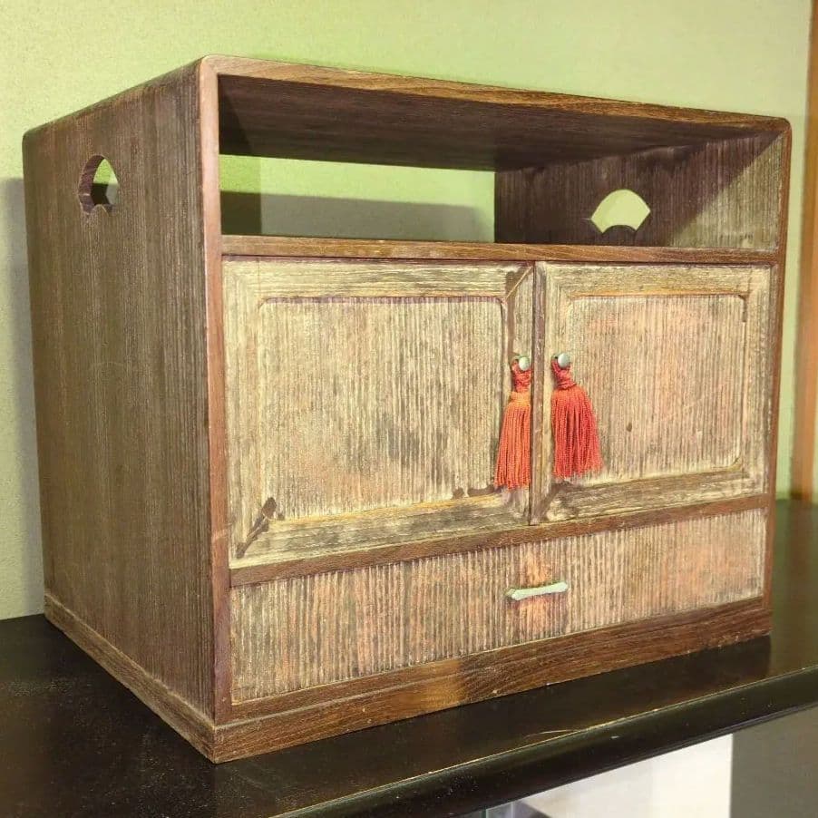 ★最終値下げ 超特価セール★桐製 三味線用見台 箪笥 古箪笥 引出し棚 桐箪笥