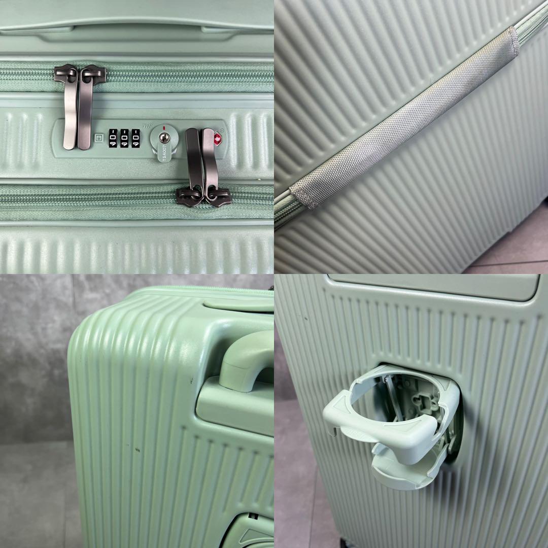 良品　61L　オルティモスーツケース　キャリーバッグ　4輪　フロントオープン