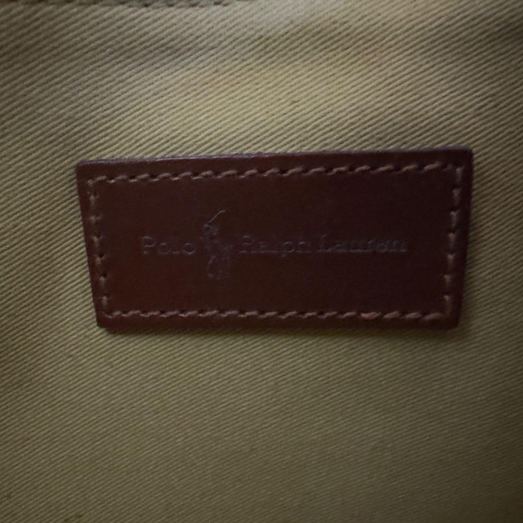 鉄*翔様 美品 ポロバイラルフローレン ミニボストンバッグ グリーンチェック ブ