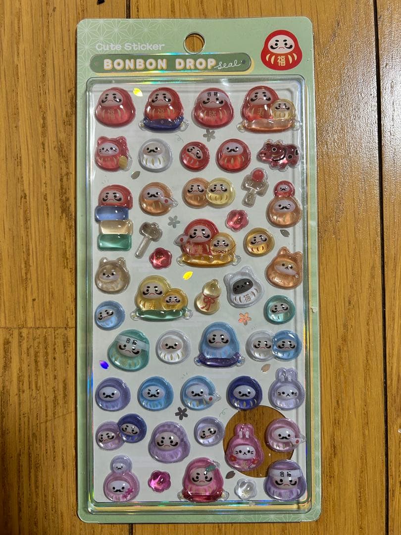 早い者勝ち！正規品 ボンボンドロップシール 新作 和柄 8種