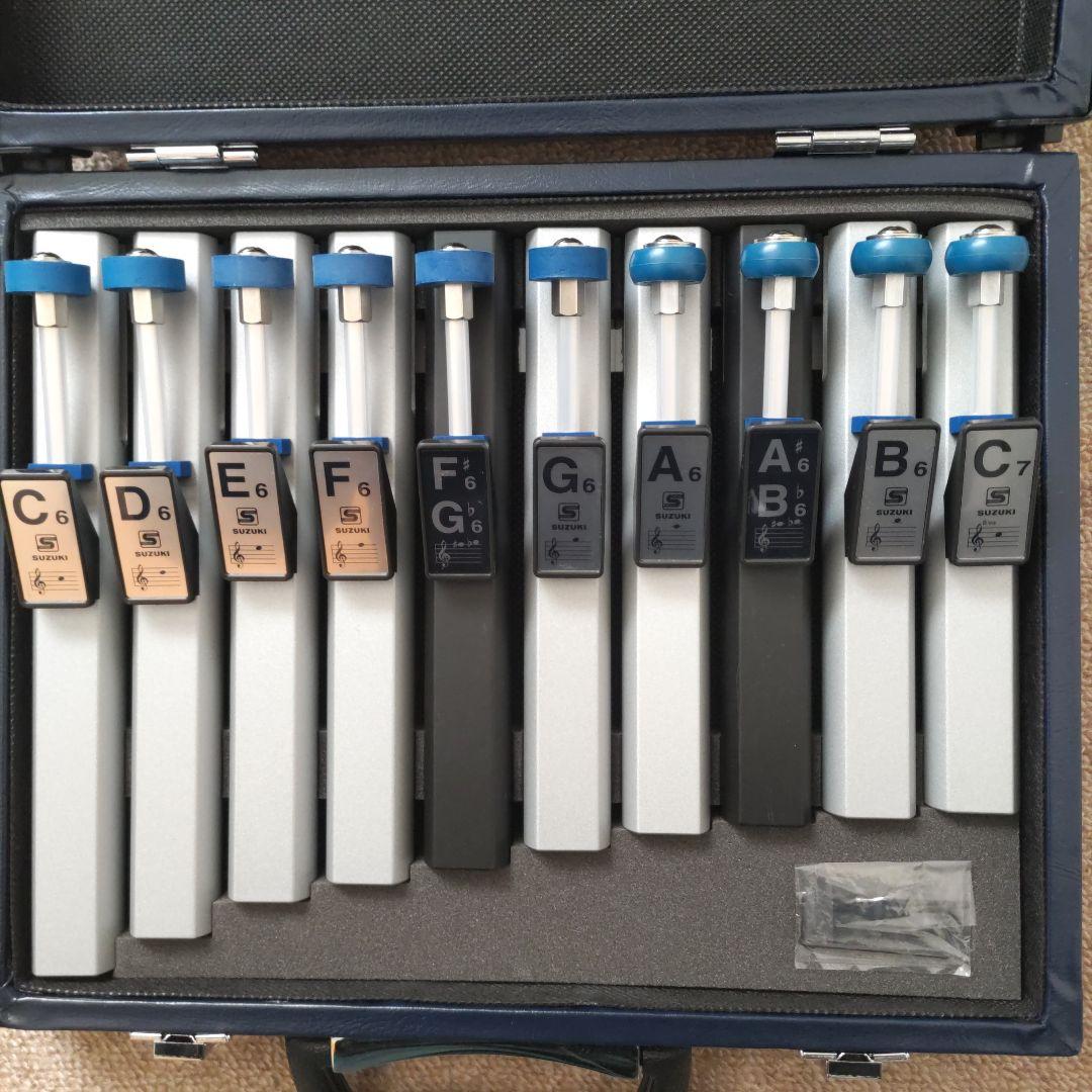 【新品】鈴木楽器 トーンチャイム HB-100 10音セット 取扱説明書付き