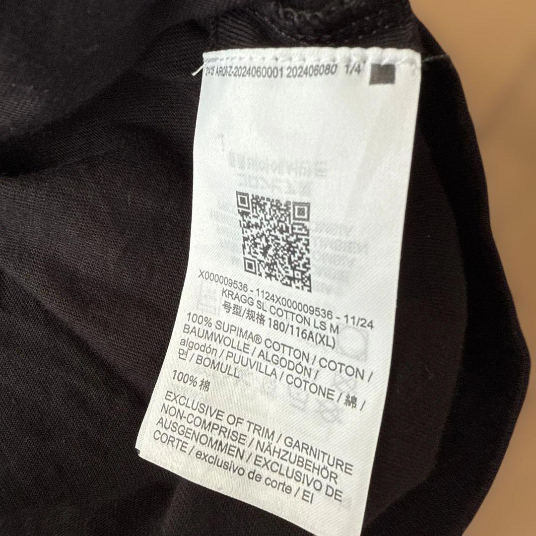 ARC'TERYX ブラック　長袖カットソー XL