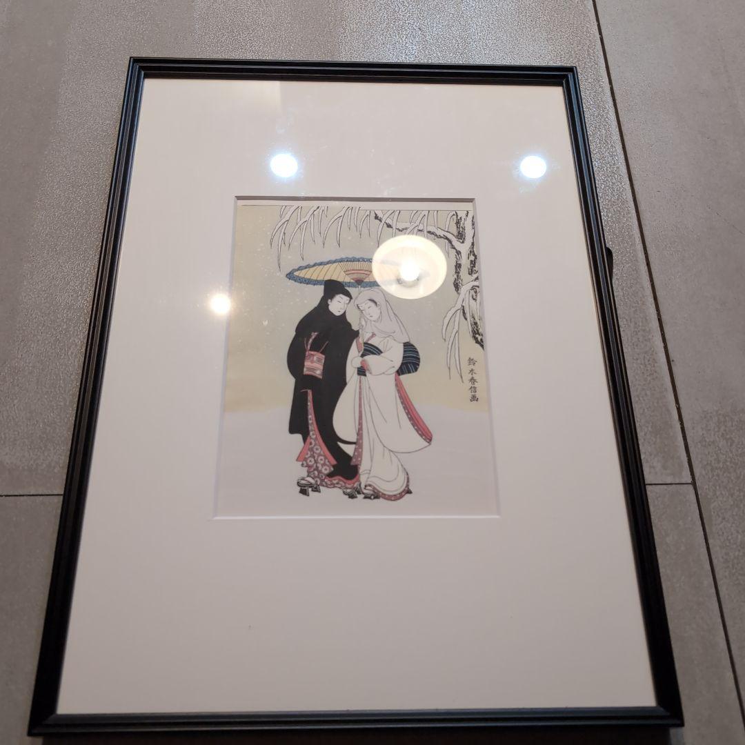 鈴木春信さんの額