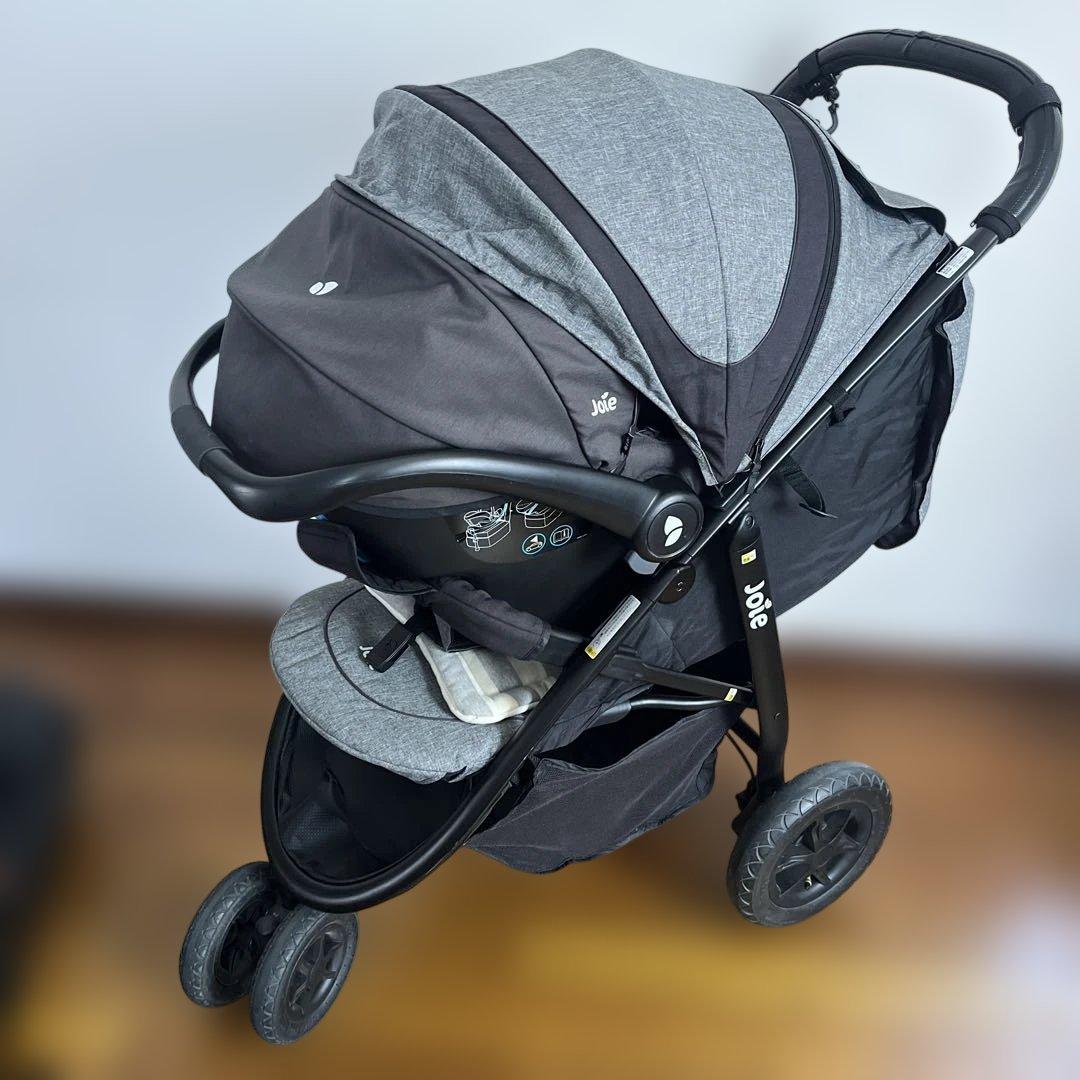 美品　　お得SET ジョイー joie トラベルシステム　チャイルドシートセット