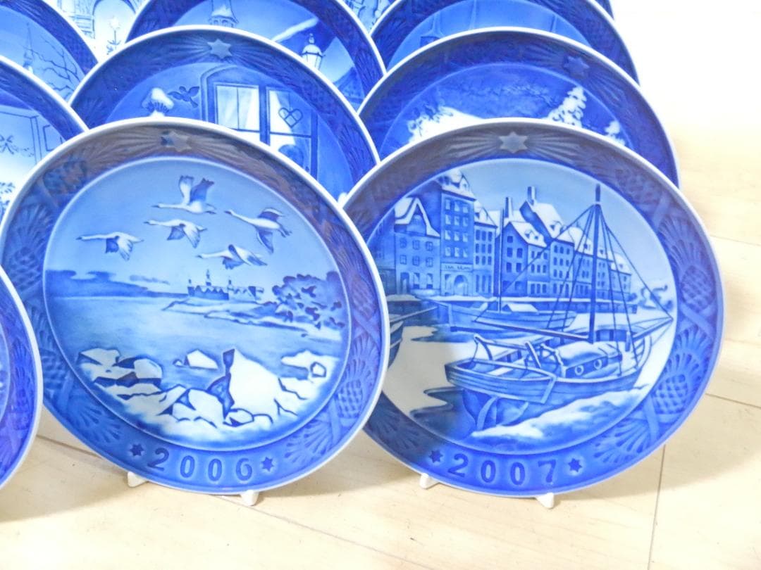 ロイヤルコペンハーゲン イヤープレート 1983年~2007年 計25枚セット