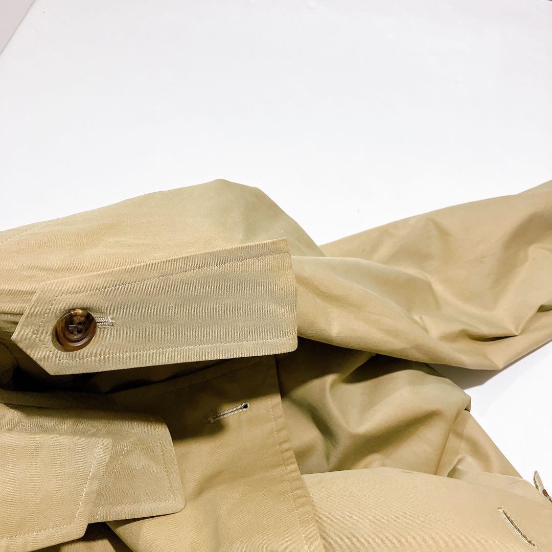 【幻の一枚袖】ポールスチュアート　ロングトレンチコート　ライナー付き　ダブルXL