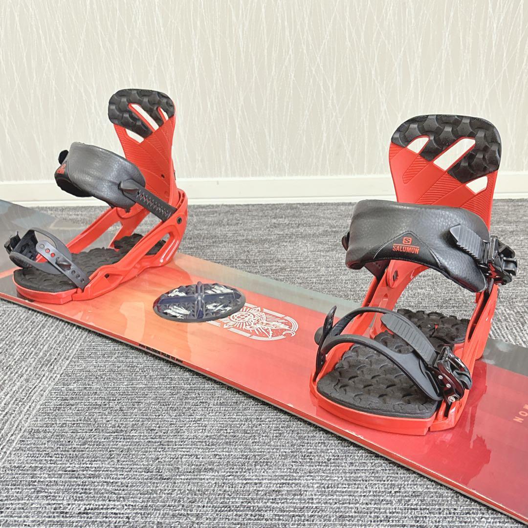 50超豪華❗️サロモン メンズスノーボードセット★スノボ152cm+ビン付