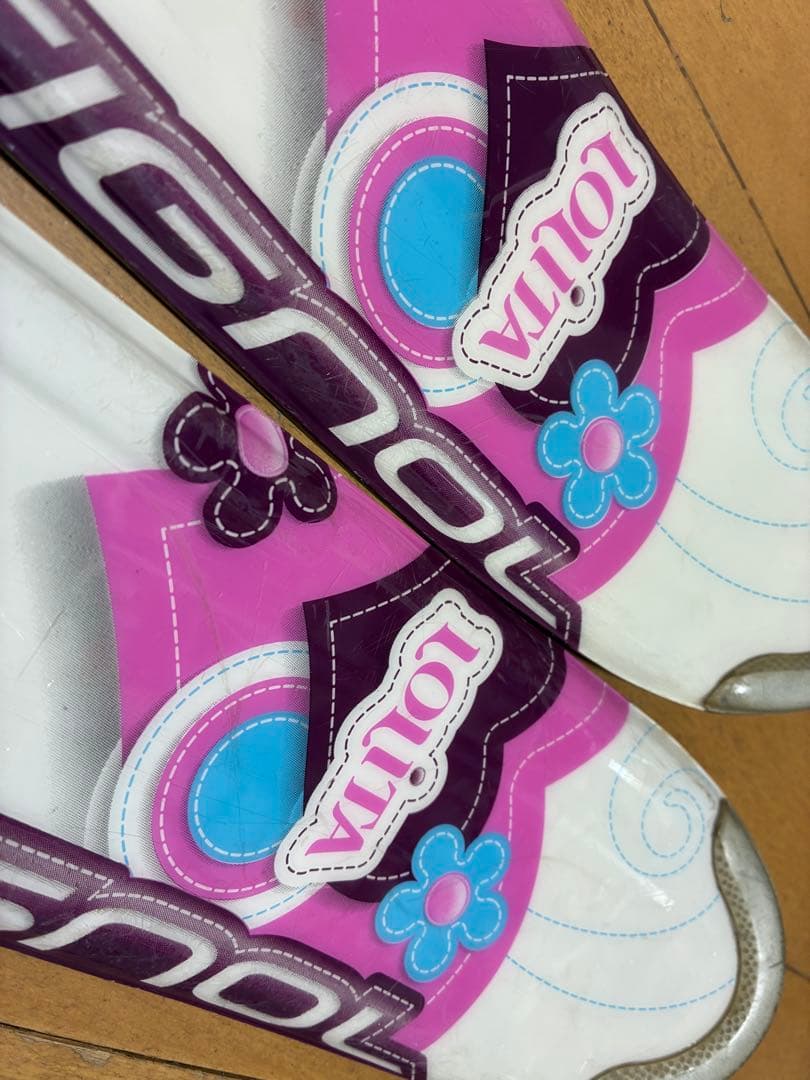 美品スキーセット ロシニョール130cm靴22か23cm身長135〜155cm用