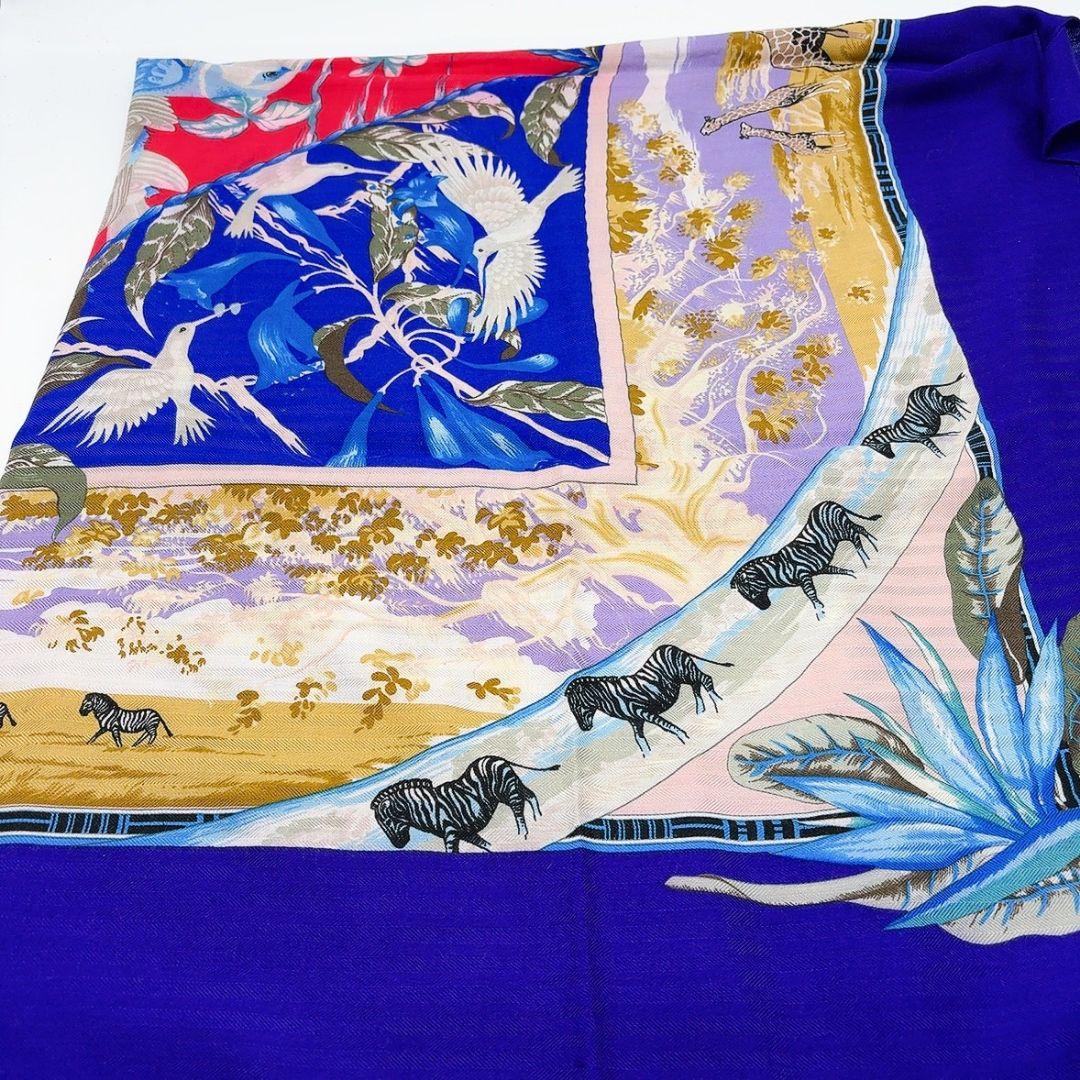★*★様 【極美品・希少】エルメス カレジェアン 大判スカーフ 140 カシミヤ