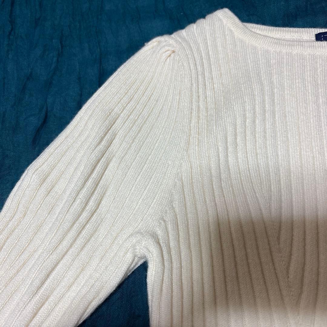 ♡美品♡エムズグレイシー グログランリボン　ニット　アイボリー