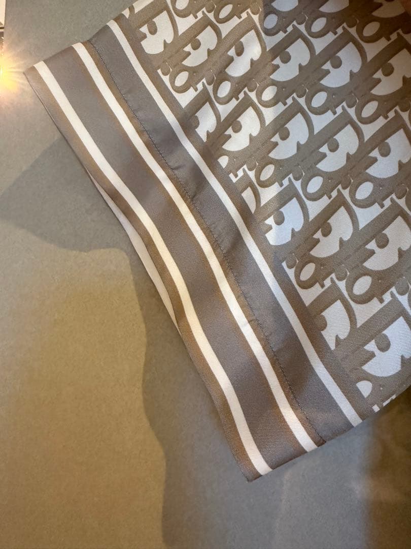 DIOR ディオール オブリーク 総柄 シルク 半袖シャツ