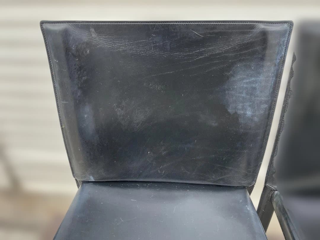 ★ ダイニング チェア エンリコ・ペリッツォーニ 椅子 イタリア レザー