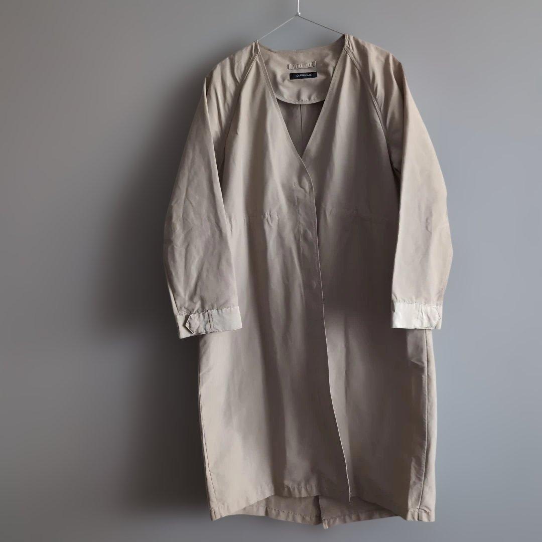 OUR ノーカラーコート