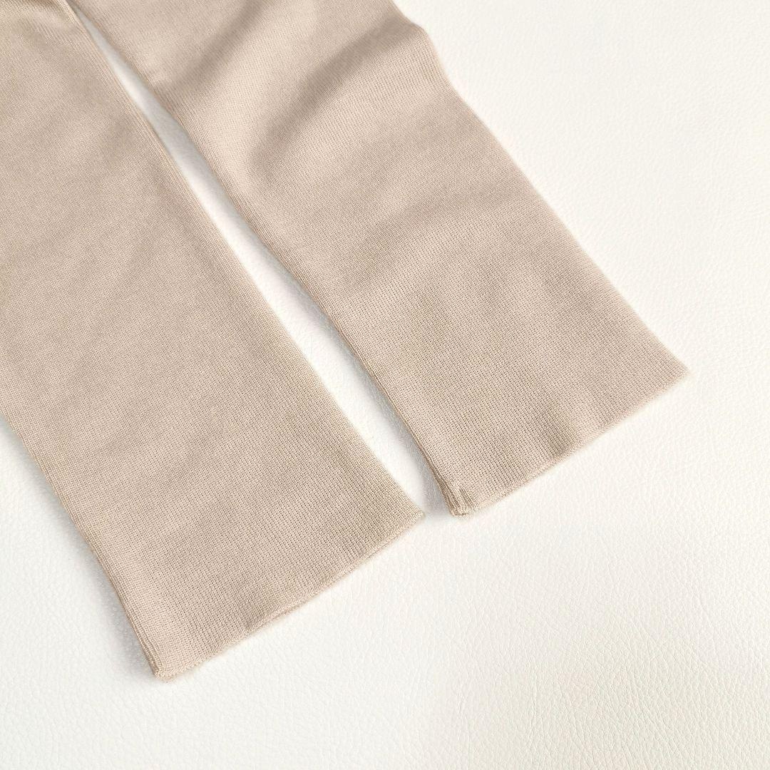 【美品✨】フォクシー シルクカシミヤニット ロゴチャーム スリット ピンク 38