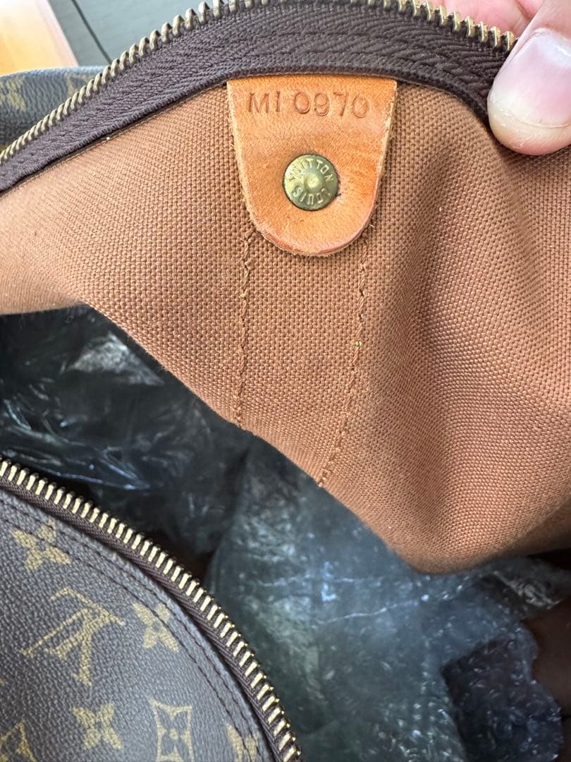 【楽天一番】ルイヴィトン ボストン キーポル60 鍵 南京錠付き