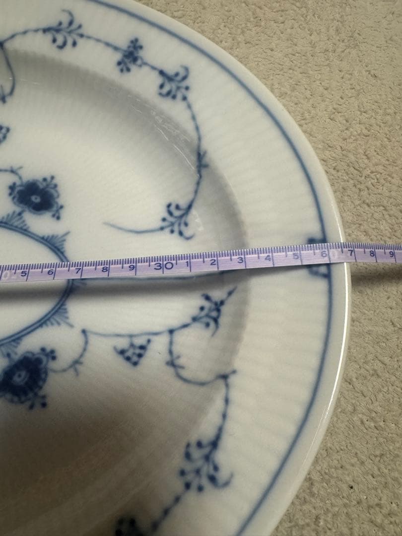 ロイヤルコペンハーゲン ブルーフルーテッドプレイン オーバルディッシュ