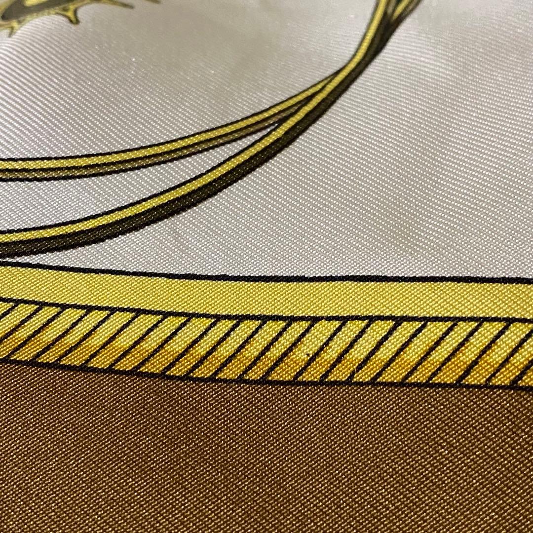 HERMES カレ90 大判シルクスカーフ 折畳み式幌の馬車 エルメス