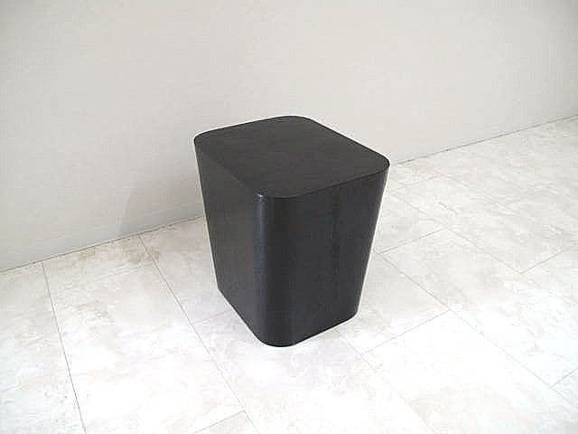 フランスベッド サイドテーブル スツール ブラック 　　モダン ミニマル 椅子