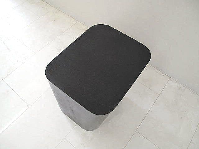 フランスベッド サイドテーブル スツール ブラック 　　モダン ミニマル 椅子