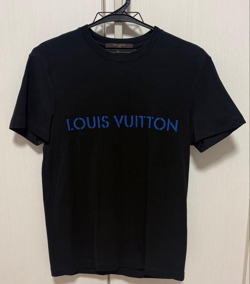 LOUIS VUITTON×fragment ブラック Tシャツ xxs