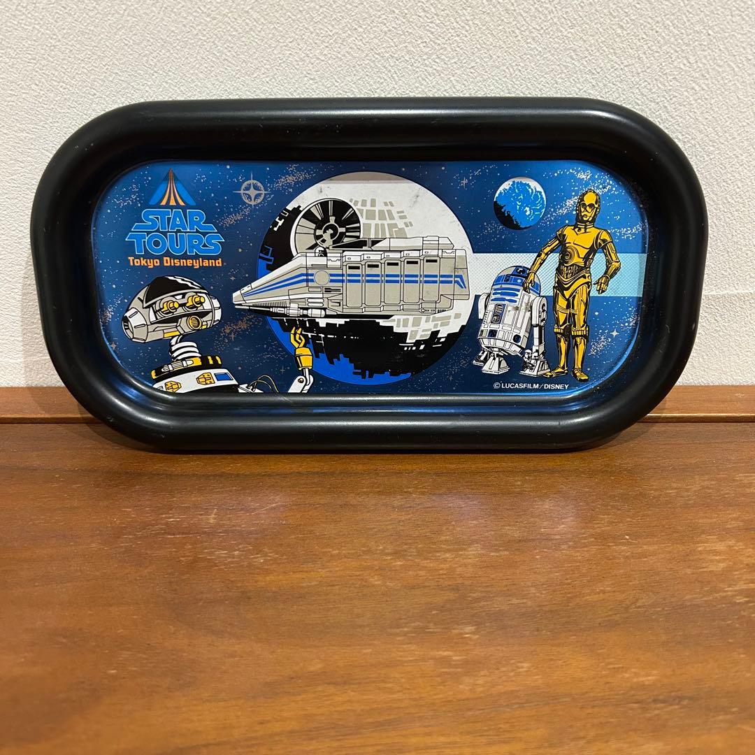 レア●ディズニー スターツアーズ 缶 トレイ