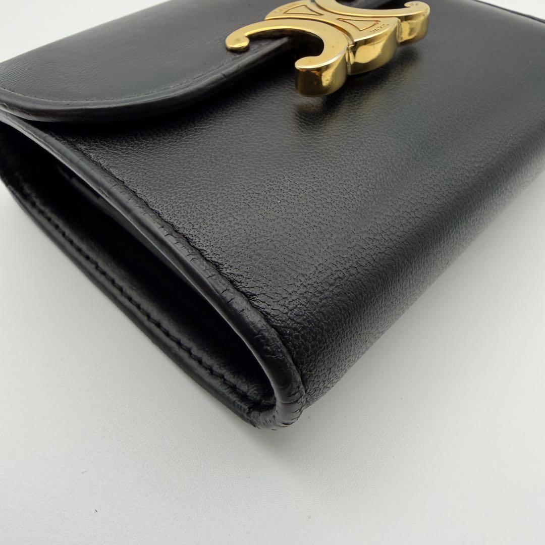 CELINE セリーヌ 財布 スモール フラップウォレット トリオンフ