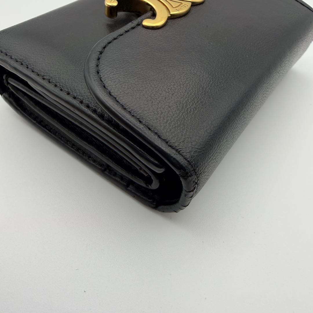 CELINE セリーヌ 財布 スモール フラップウォレット トリオンフ