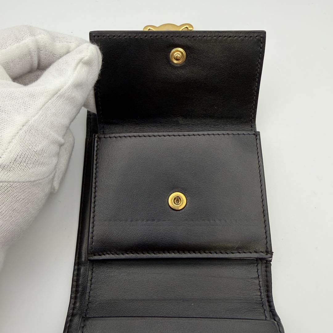 CELINE セリーヌ 財布 スモール フラップウォレット トリオンフ