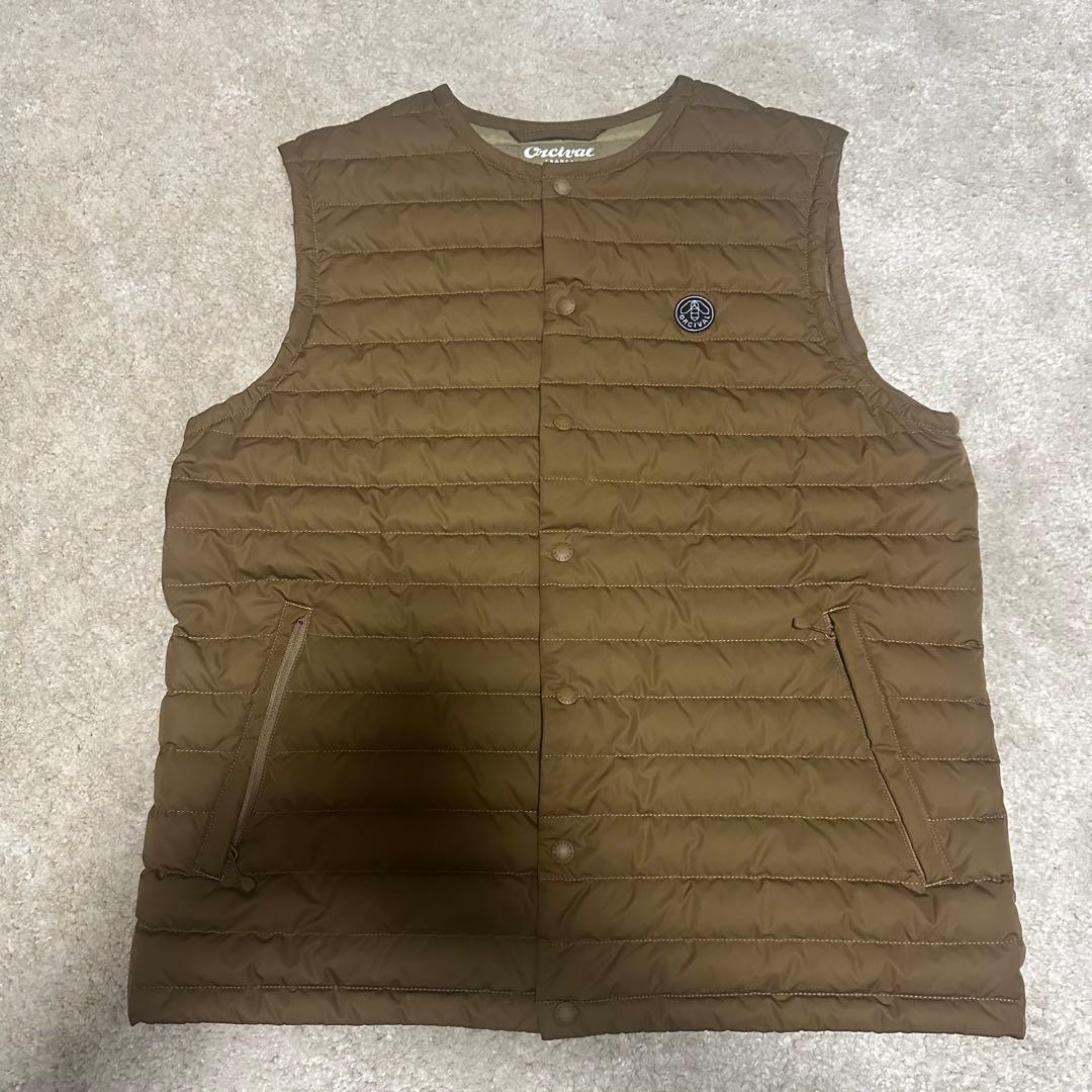 Orcival ブラウン ダウンベスト サイズ2