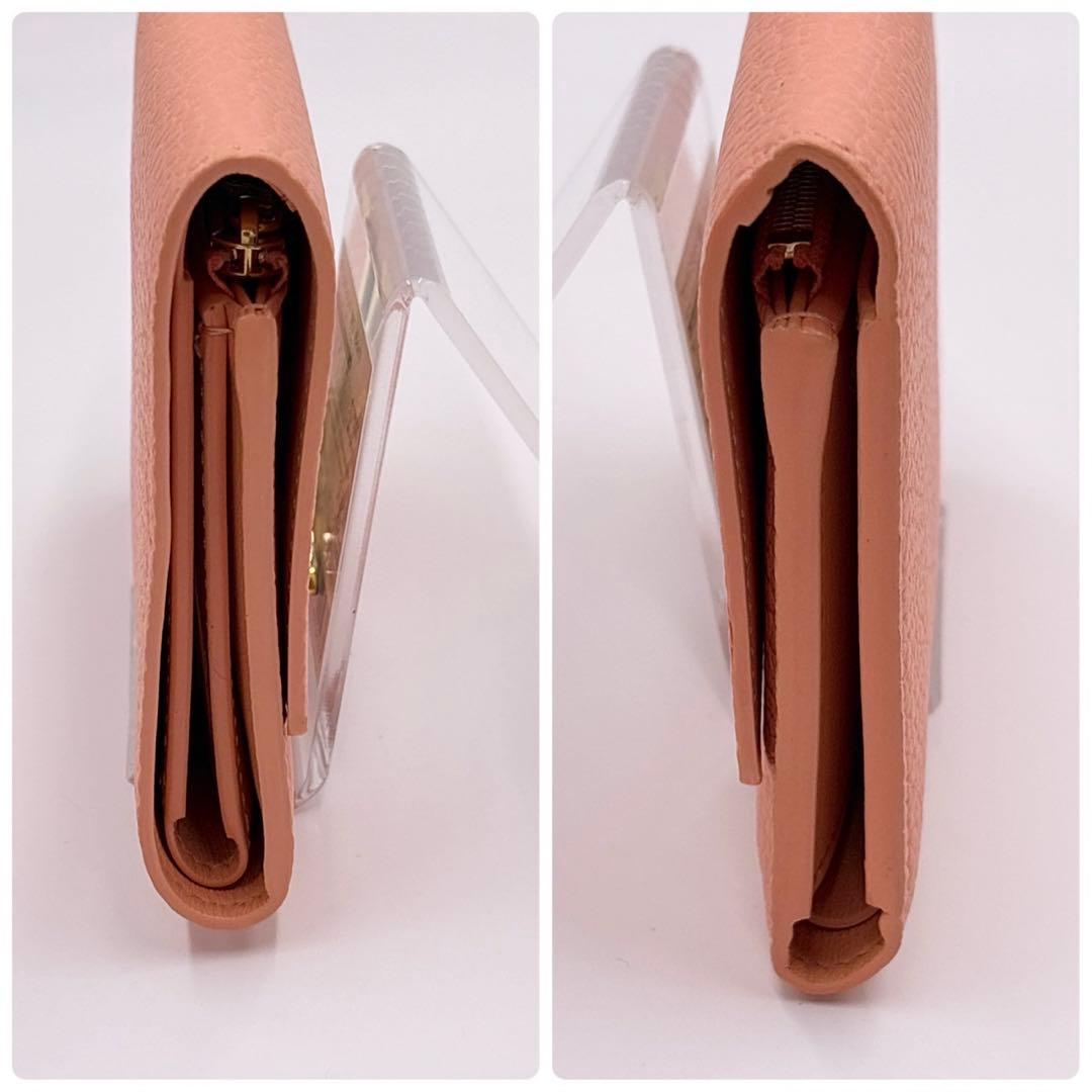 極美品 ルイヴィトン ポルトフォイユカプシーヌコンパクト ピンク M82149