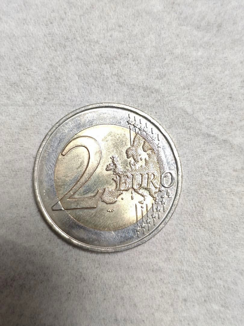 フランス ラグビーワールドカップ 2ユーロ硬貨