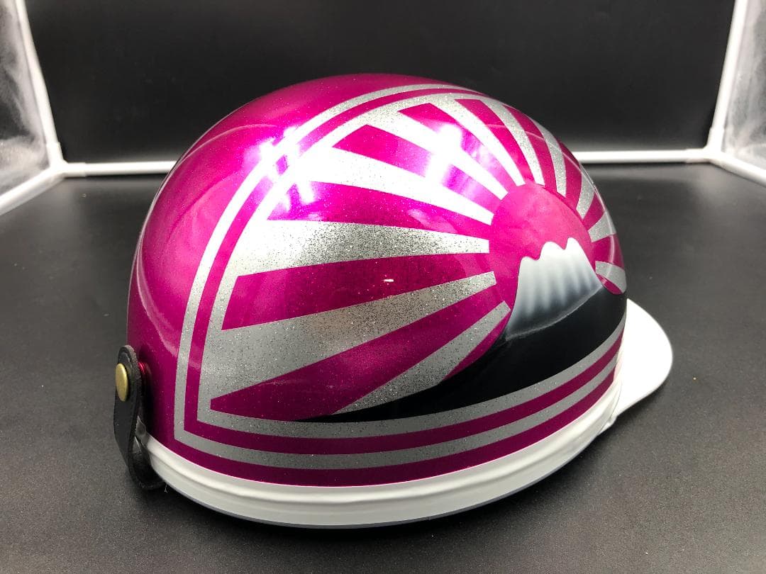 コルク半　カスタム　富士日章　マジック　キャンディピンク　ラメ　高級クリヤ