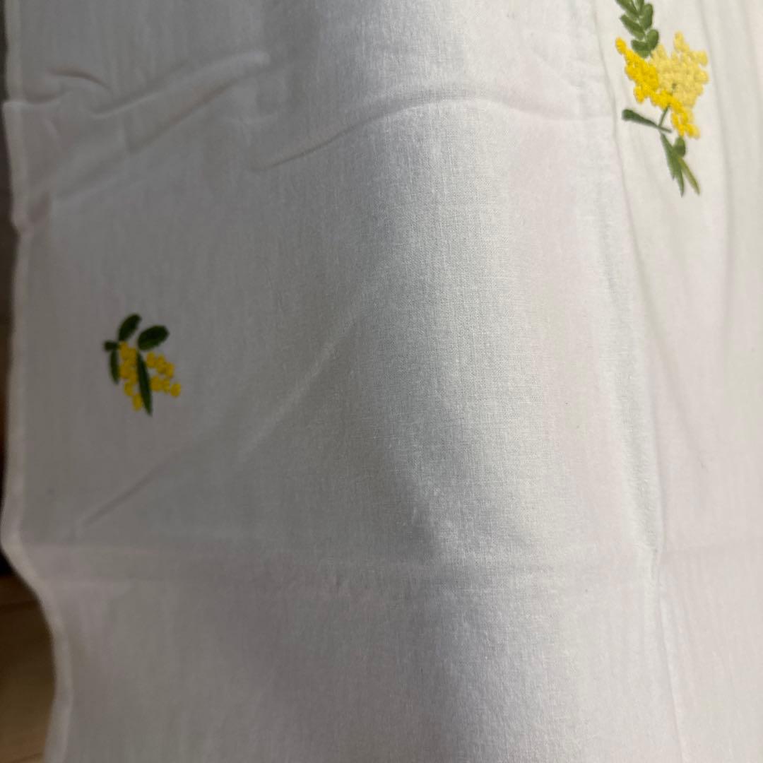 未使用　ミモザ　テーブルクロス　テーブルセンター　ナプキン12枚セット