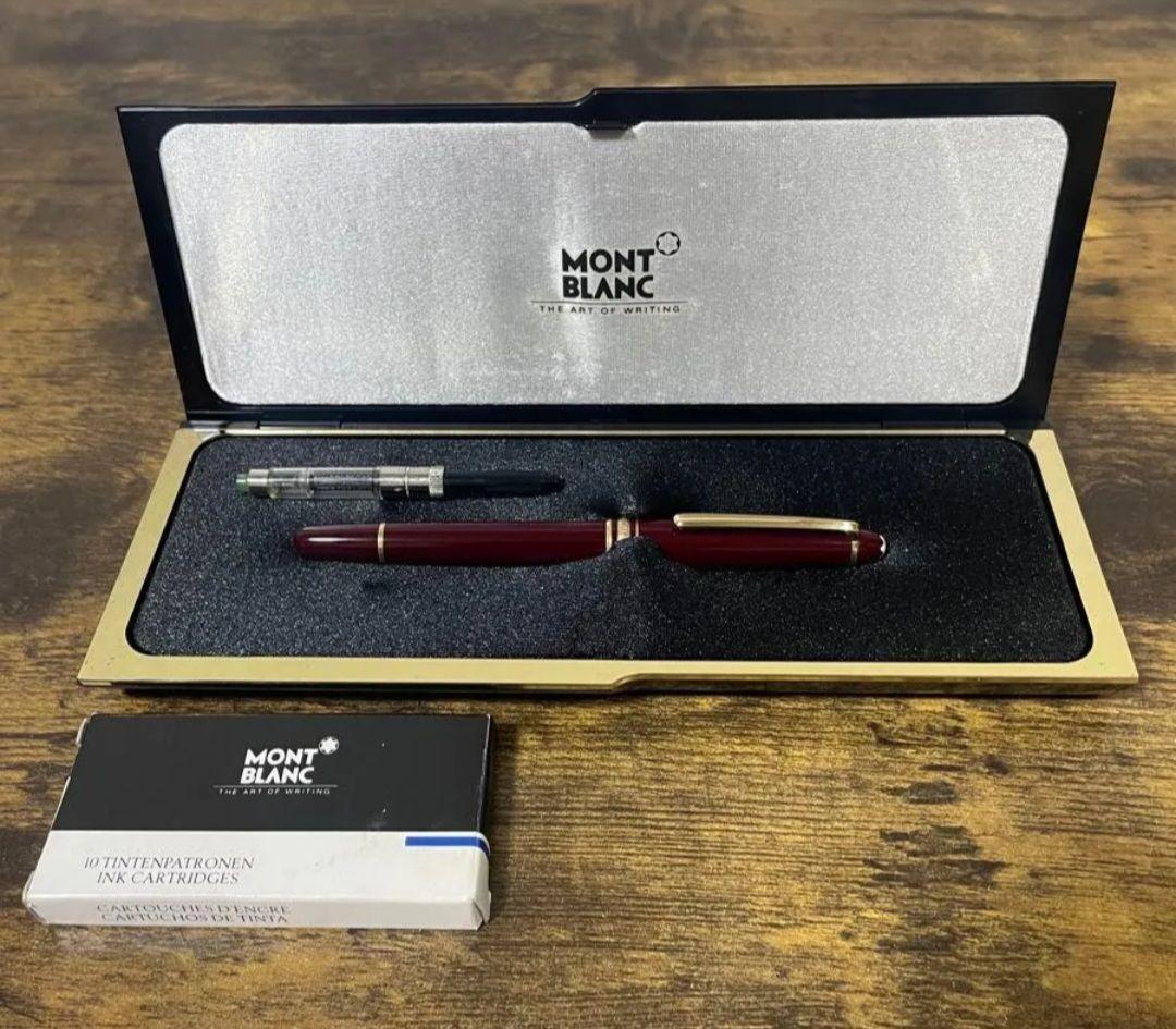 【美品・未使用に近い】モンブラン 144 ボルドー montblanc 万年筆