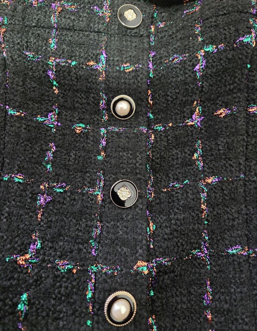 24AW CAMPOREラメツイードベアワンピース