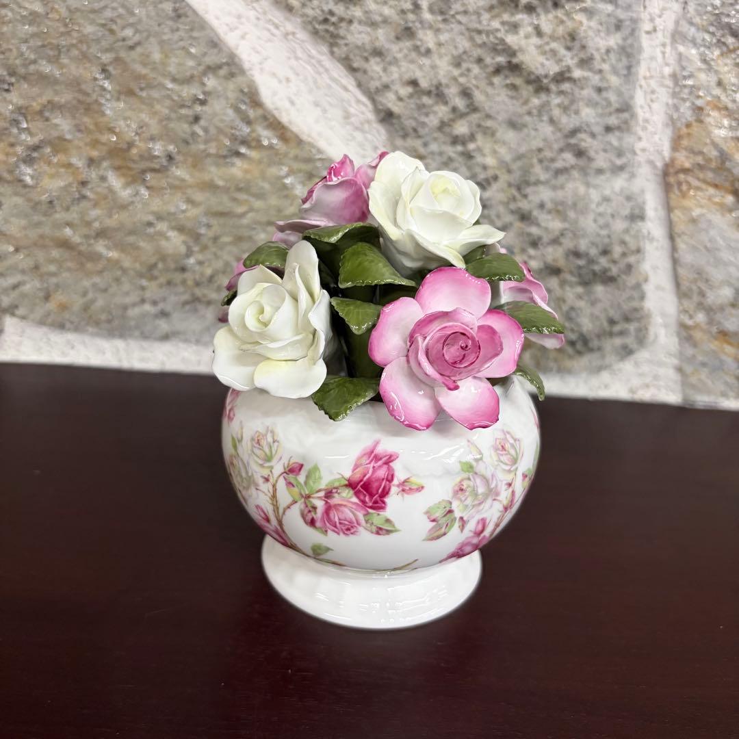 Aynsley エインズレイ　エリザベスローズ　カスケードボウル　スモール