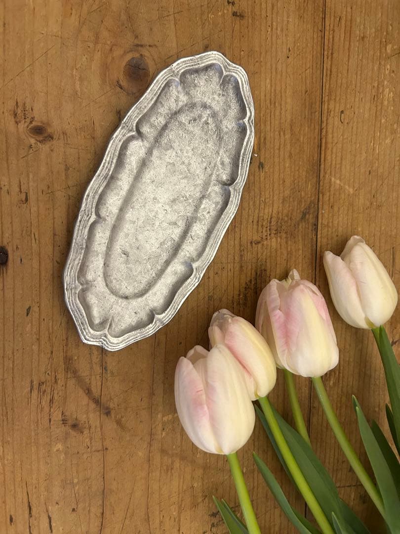 新品 co+fe 花リム ・コンポート・インテリア・プレート・