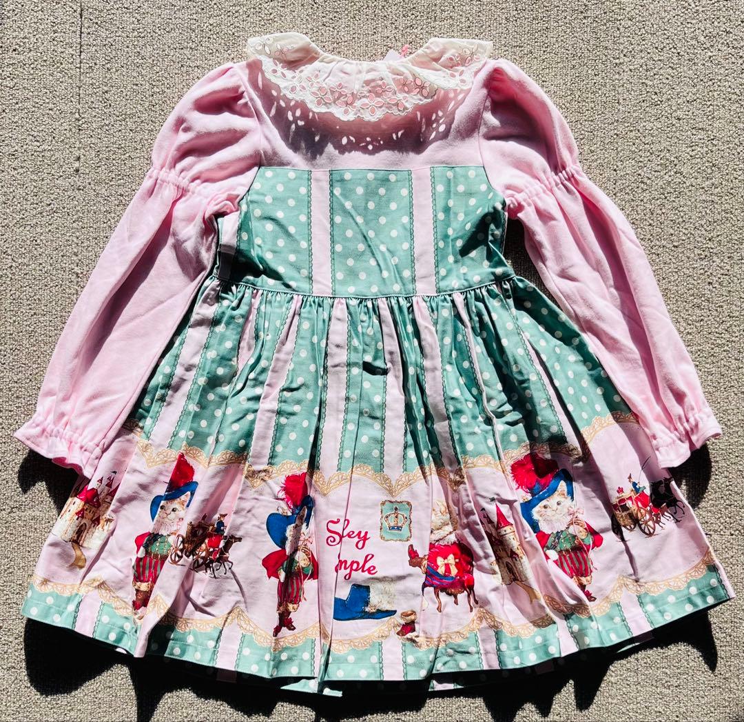 Shirley Temple ロングブーツキャットワンピース 110cm