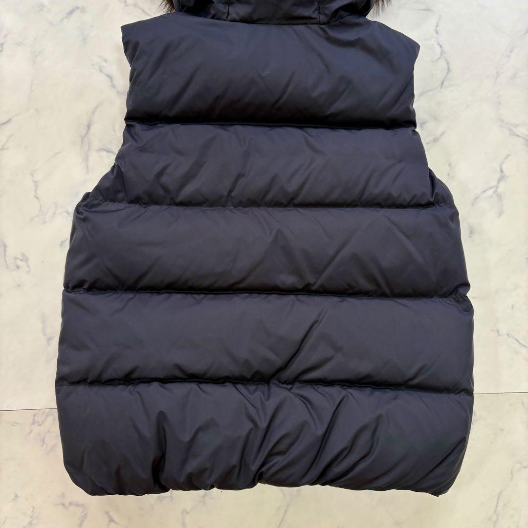 極美品 nanouniverse BASE LIMONTA ダウンベスト M 黒