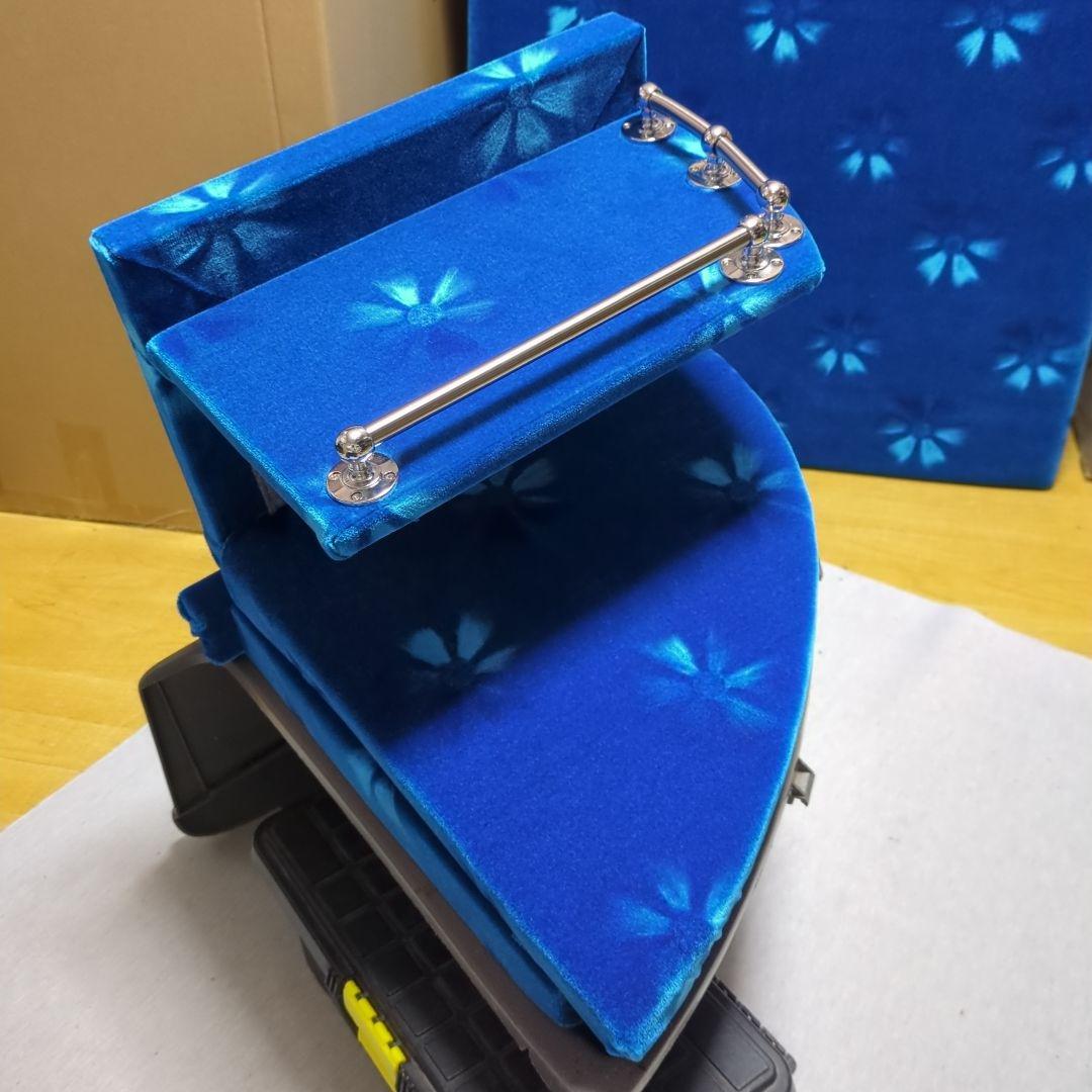 【hiro.0000】① コンソールBOX棚3点【コスモスブルー】