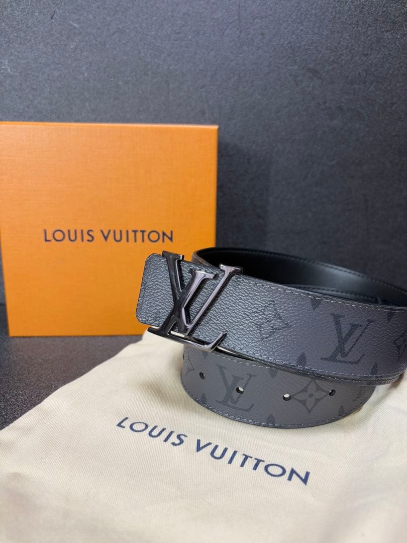 【極美品】 LOUIS VUITTON ルイヴィトン LVベルト エクリプス