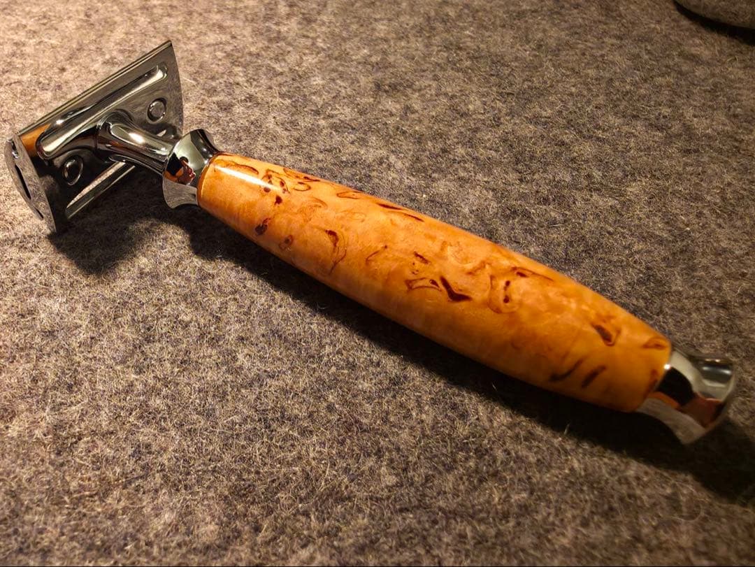 【美品・総額8万円相当】ミューレ シェービング豪華フルセット　フェザー製替刃付き