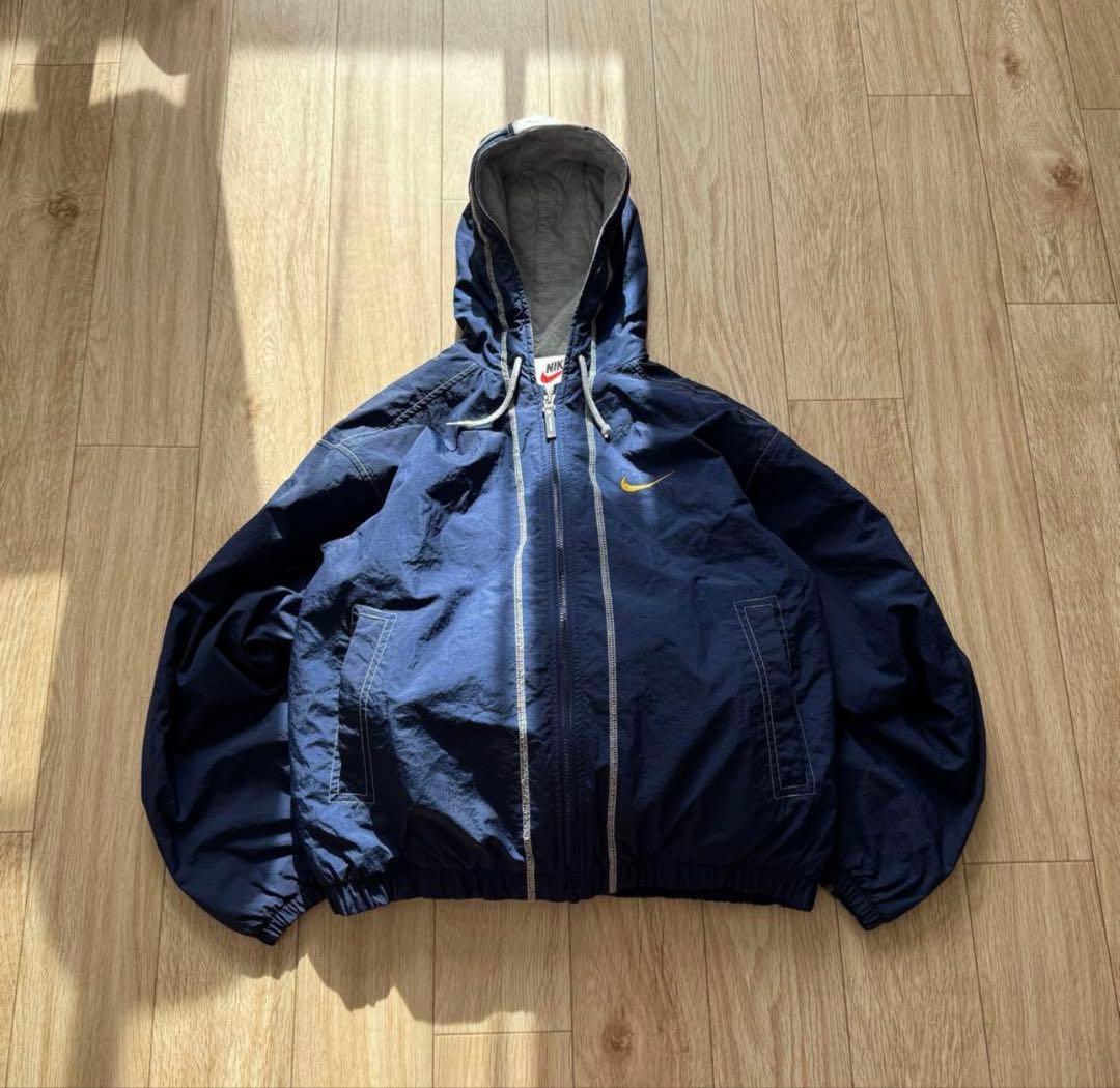 マ*日様 NIKE Puffer Nylon Jacket パファー 中綿 ジャ