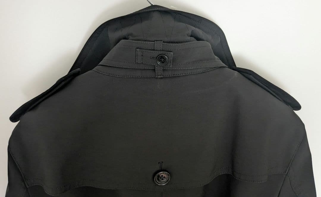 ★メルカードクーポン使用可★バーバリーブラックレーベル トレンチコート サイズL