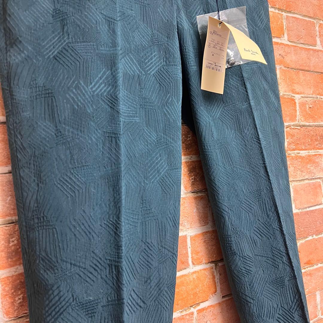 (新品)ポールスミス　ジャガード柄　3ピーススーツセットアップ　シアサッカー生地